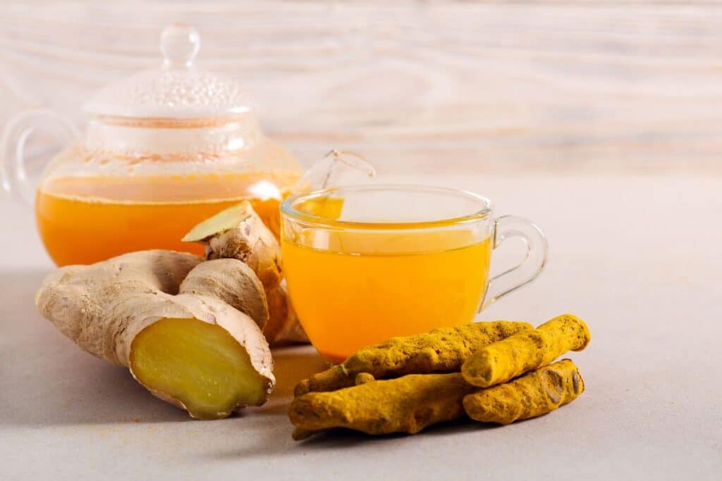 Ginger Peach Turmeric Tea