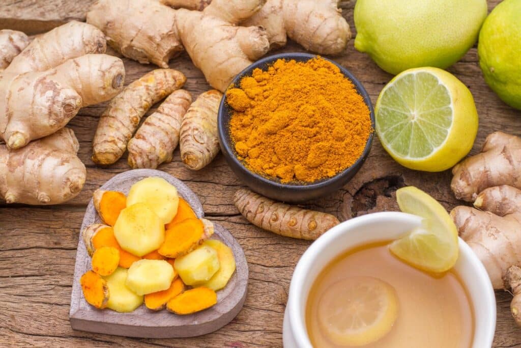 Ginger peach turmeric tea good for weight loss