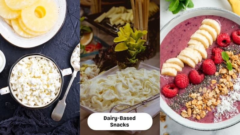 Dairy-based snacks